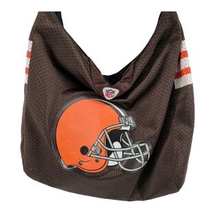 NFL Brown and Orange Helmet Messenger Bag